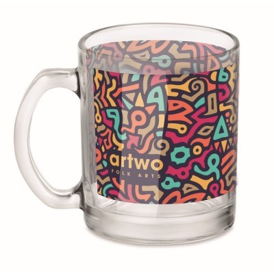 Taza de cristal personalizada